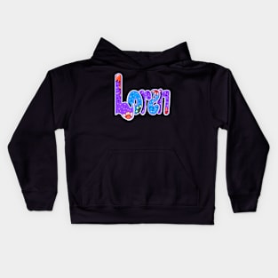 Loren Girls and womens Personalized Custom name Loren Kids Hoodie